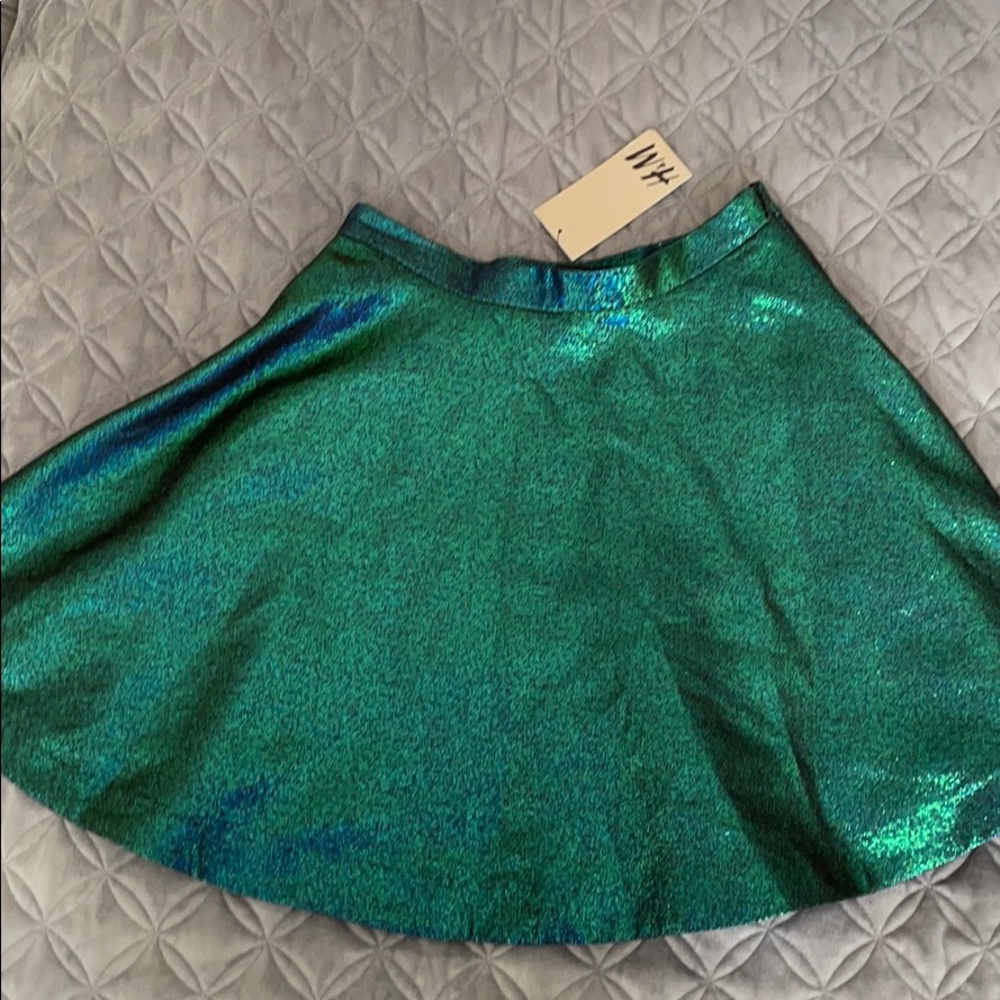Green Sparkle skirt